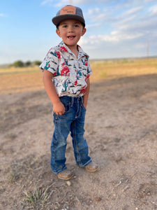Cowboy Cactus Button Up